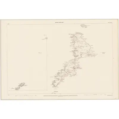 1898 Map of Mayo - Sheet 23 & 23A, 1900 Print
