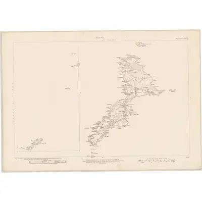 1917 Map of Mayo - Sheet 23 & 23A, 1921 Print