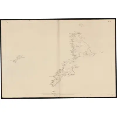 1838 Map of Mayo - Sheet 23 [with inset 23A and extension 33A], 1853 Print