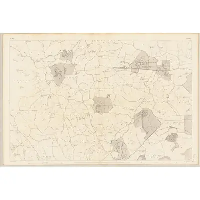 1837 Map of Mayo - Sheet 29, 1839 Print