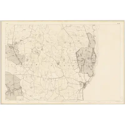 1837 Map of Mayo - Sheet 30, 1839 Print