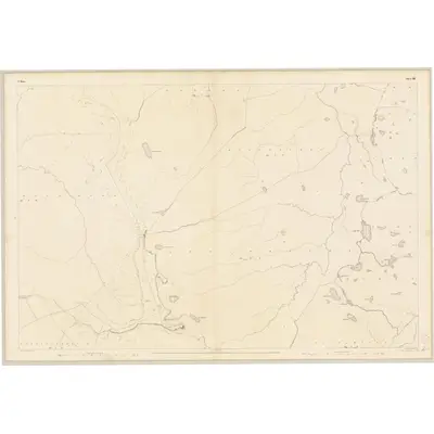 1838 Map of Mayo - Sheet 36, 1839 Print