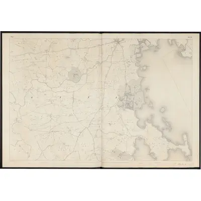 1838 Map of Mayo - Sheet 38, 1850 Print
