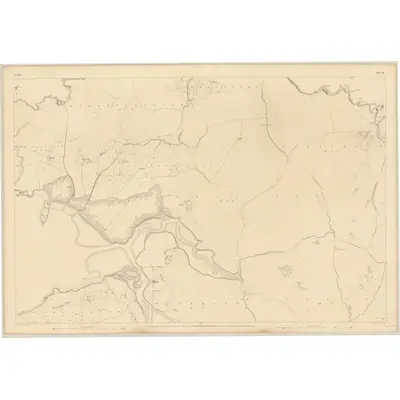 1838 Map of Mayo - Sheet 4, 1839 Print