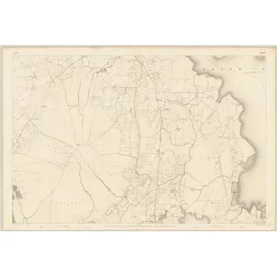 1838 Map of Mayo - Sheet 47, 1839 Print