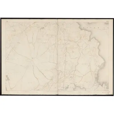 1838 Map of Mayo - Sheet 47, 1849 Print