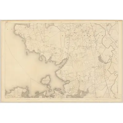 1838 Map of Mayo - Sheet 48, 1840 Print