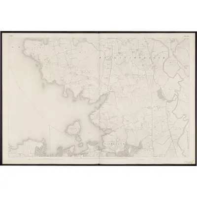 1838 Map of Mayo - Sheet 48, 1860 Print