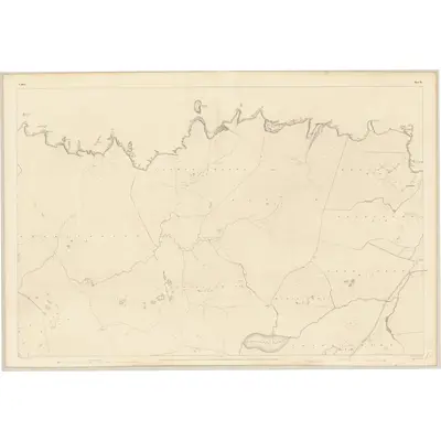 1838 Map of Mayo - Sheet 5, 1839 Print