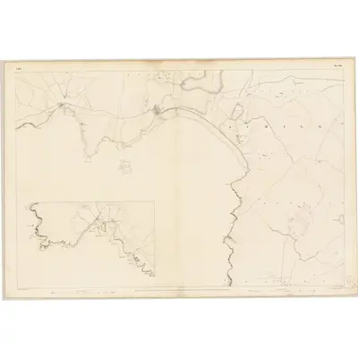 1838 Map of Mayo - Sheet 54 [with inset 54A], 1839 Print