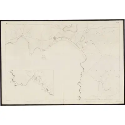 1838 Map of Mayo - Sheet 54 [with inset 54A], 1854 Print