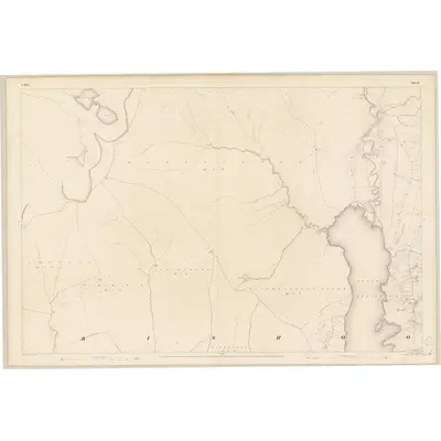 1838 Map of Mayo - Sheet 57, 1839 Print
