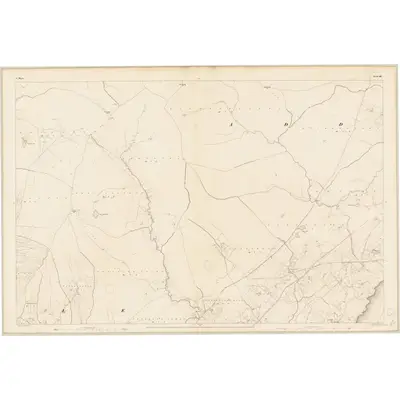 1838 Map of Mayo - Sheet 58, 1839 Print