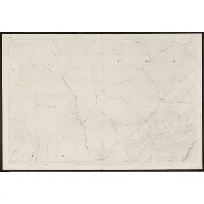 1838 Map of Mayo - Sheet 58, 1863 Print