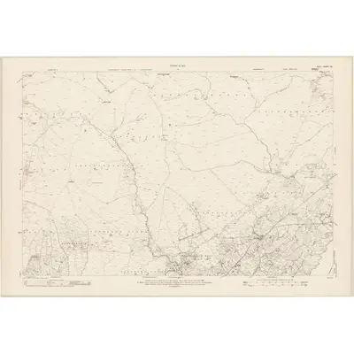 1915 Map of Mayo - Sheet 58, 1920 Print