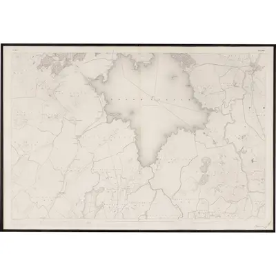 1838 Map of Mayo - Sheet 60, 1862 Print