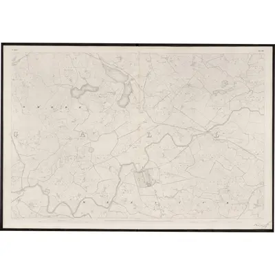 1838 Map of Mayo - Sheet 61, 1862 Print