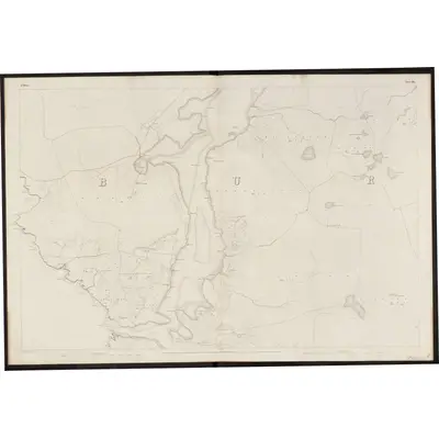 1838 Map of Mayo - Sheet 65 [with extension 54A], 1860 Print