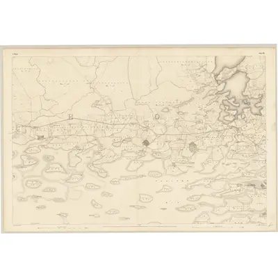 1838 Map of Mayo - Sheet 67, 1839 Print