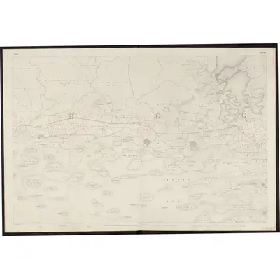 1838 Map of Mayo - Sheet 67, 1861 Print