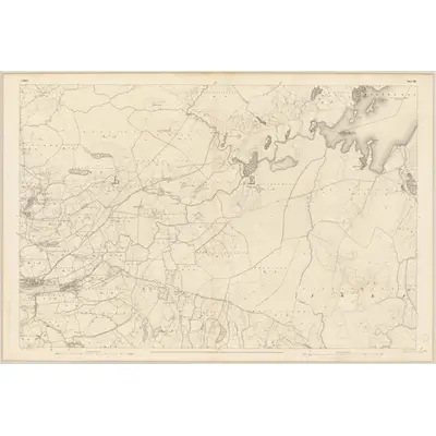 1838 Map of Mayo - Sheet 68, 1839 Print