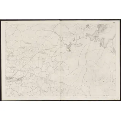 1838 Map of Mayo - Sheet 68, 1862 Print