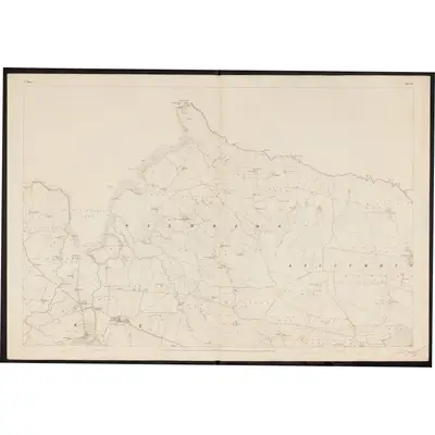 1838 Map of Mayo - Sheet 7, 1852 Print