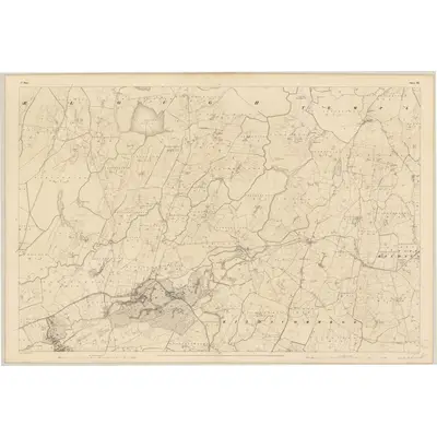 1838 Map of Mayo - Sheet 70, 1839 Print