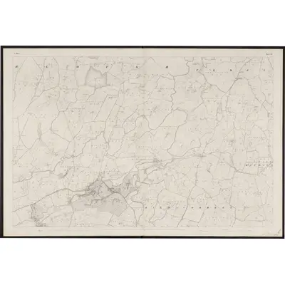 1838 Map of Mayo - Sheet 70, 1863 Print