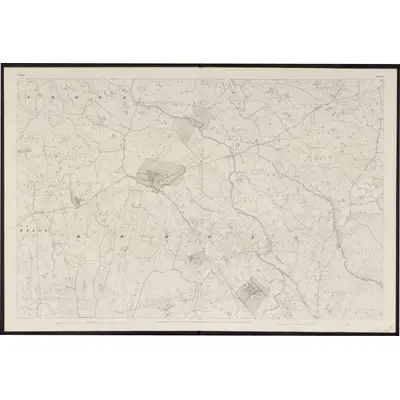 1838 Map of Mayo - Sheet 71, 1863 Print