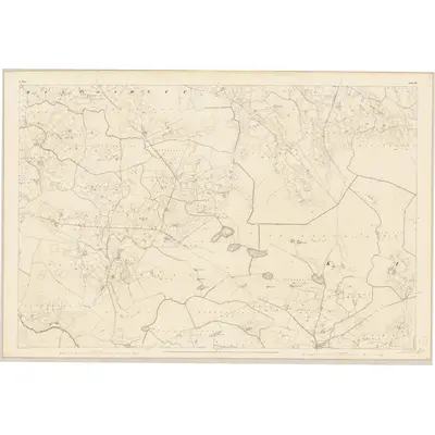 1838 Map of Mayo - Sheet 72, 1839 Print
