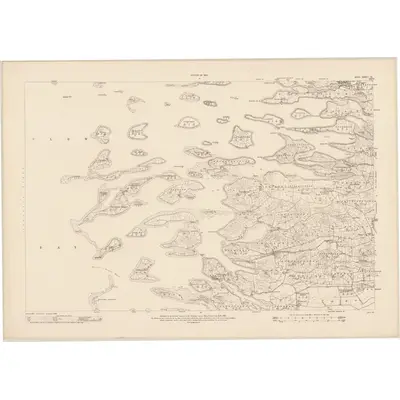 1915 Map of Mayo - Sheet 76, 1920 Print