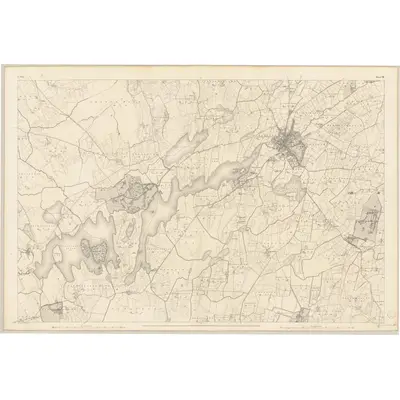 1838 Map of Mayo - Sheet 78, 1839 Print
