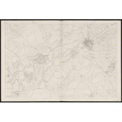 1838 Map of Mayo - Sheet 78, 1863 Print