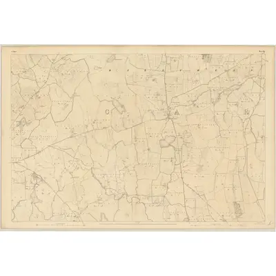 1838 Map of Mayo - Sheet 89, 1839 Print