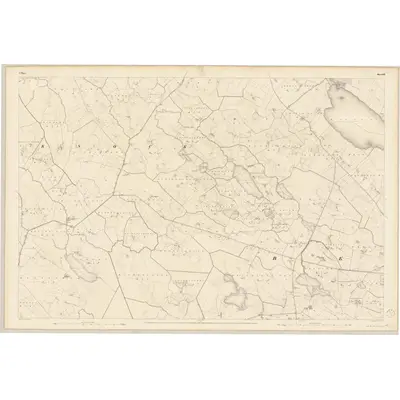 1838 Map of Mayo - Sheet 92, 1839 Print