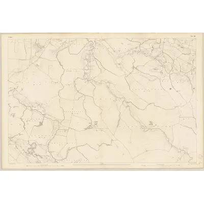 1838 Map of Mayo - Sheet 96, 1839 Print