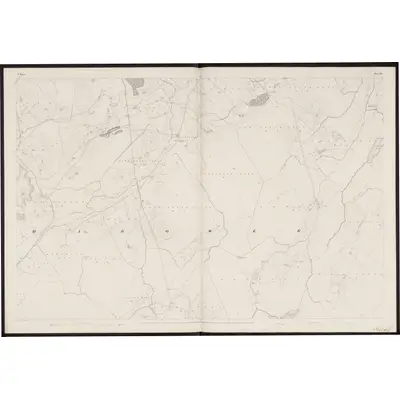1838 Map of Mayo - Sheet 98, 1860 Print