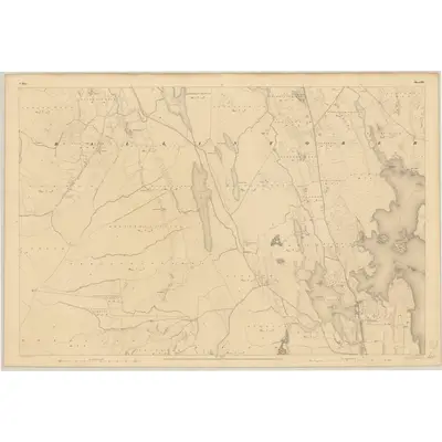 1838 Map of Mayo - Sheet 99, 1840 Print