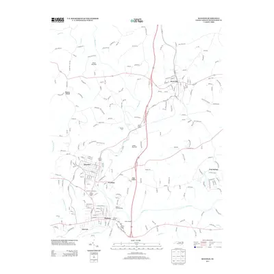 2013 Map of Mayodan, 2013 Print