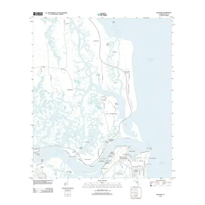 2012 Map of Mayport, 2012 Print