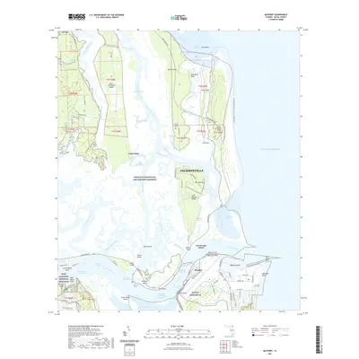2021 Map of Mayport, 2021 Print
