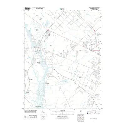 2011 Map of Mays Landing, 2011 Print