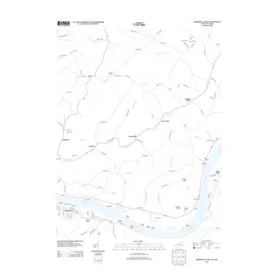 2013 Map of Maysville East, 2013 Print