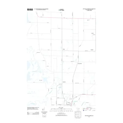 2013 Map of Mayville North, 2013 Print