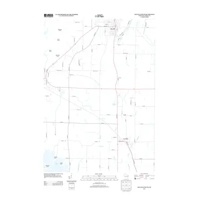 2013 Map of Mayville South, 2013 Print