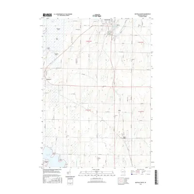 2015 Map of Mayville South, 2015 Print