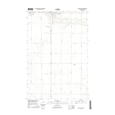 2014 Map of Mayville South, 2014 Print