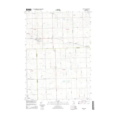 2014 Map of Mayville, 2014 Print