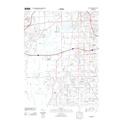 2013 Map of Maywood, 2013 Print